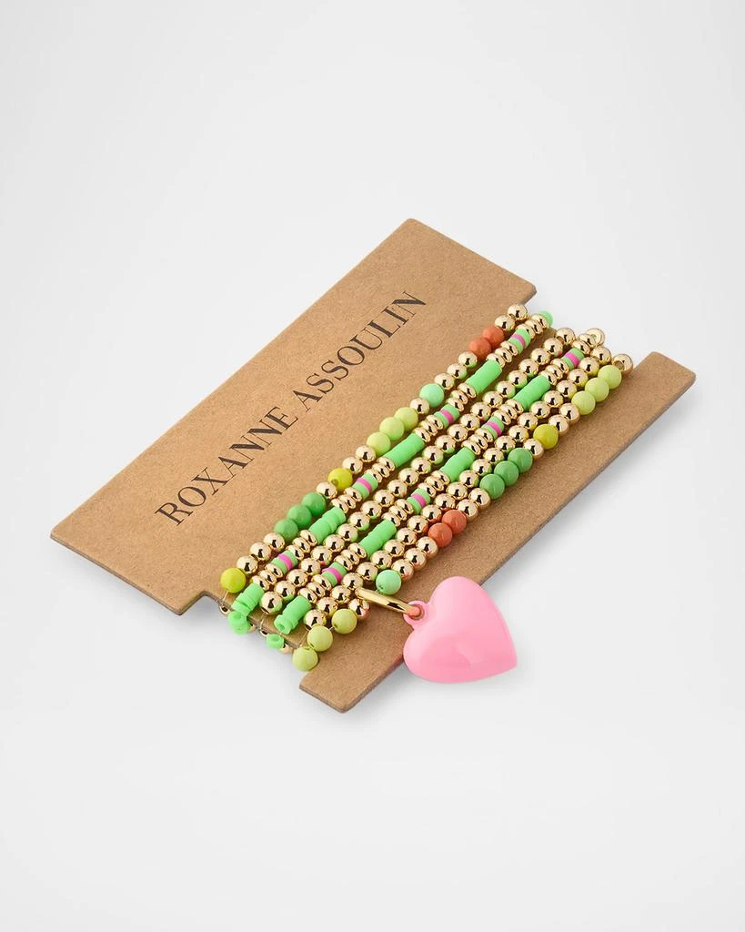 Roxanne Assoulin Color Therapy Stretch Bracelets, The Healing Bunch 4