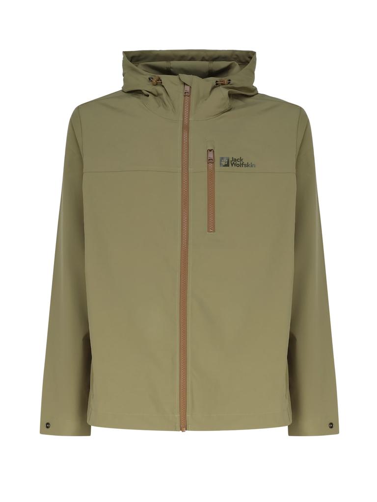 Jack Wolfskin Jacket In Nylon With Hood