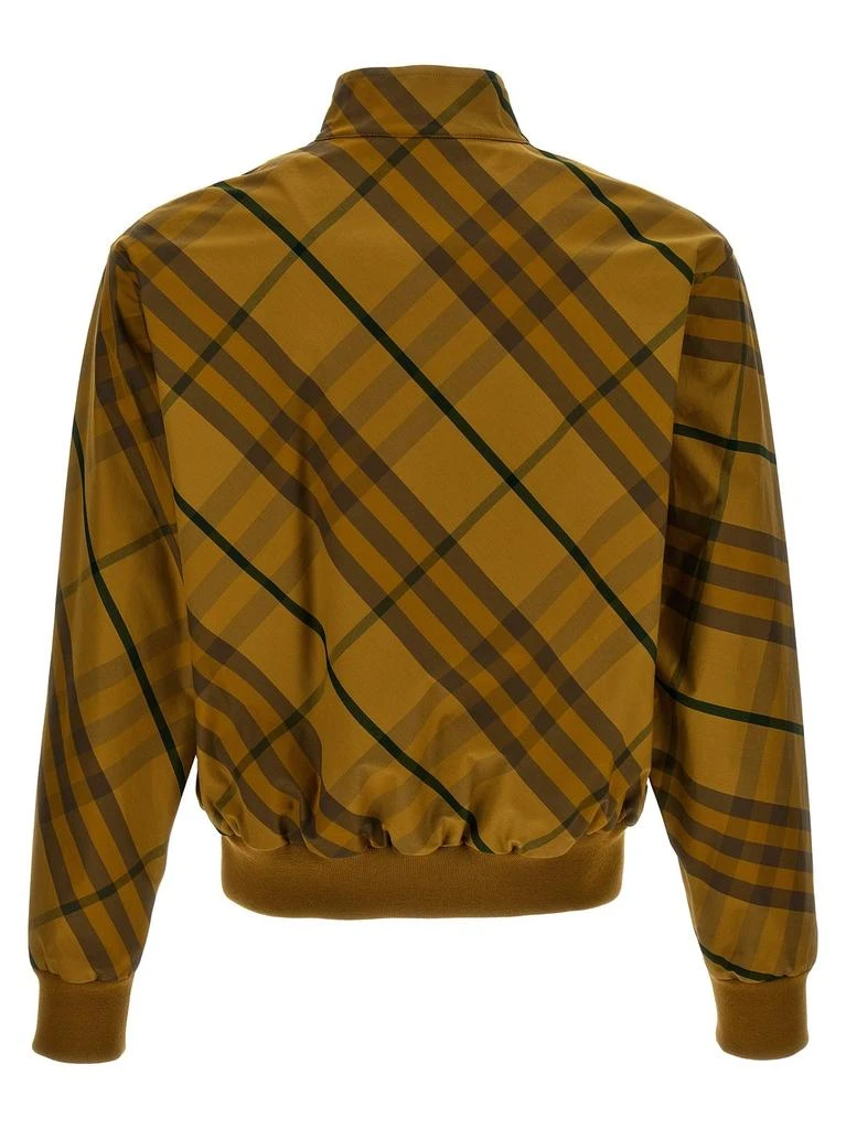 Burberry Burberry Check Printed Zipped Bomber Jacket 2
