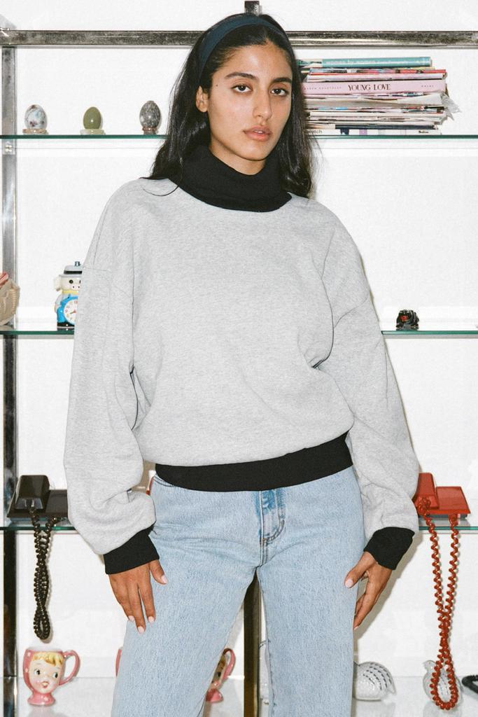 Los Angeles Apparel HF-313 - Heavy Fleece Oversized Turtleneck