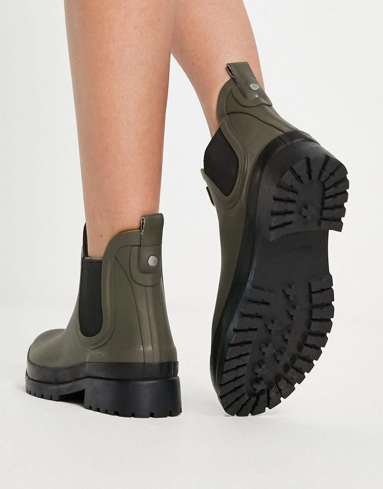 Barbour Barbour Mallow wellie boots in khaki 2