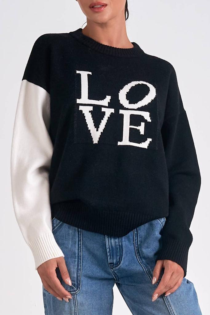 Elan Elan - Love Pullover Sweater