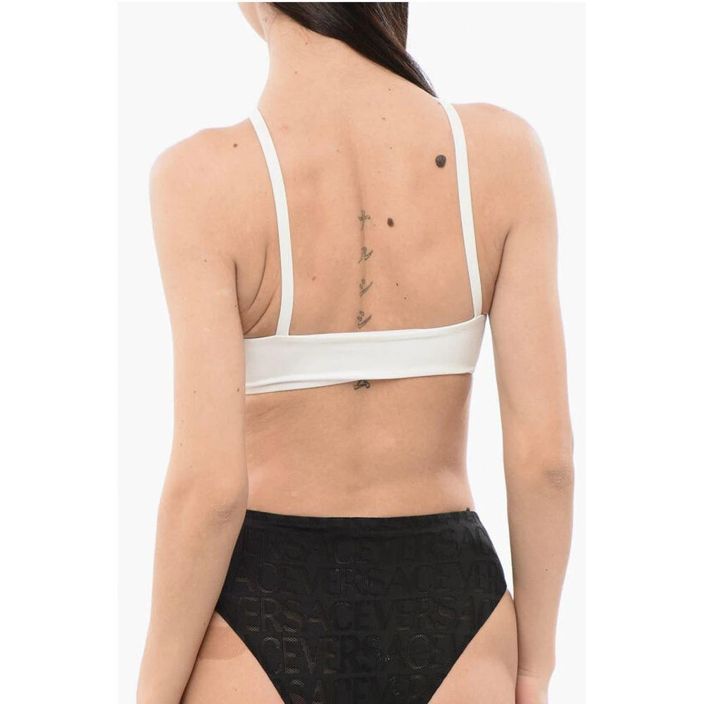 Versace Criss-cross Bikini Top with MEDUSA Women's Logo 2