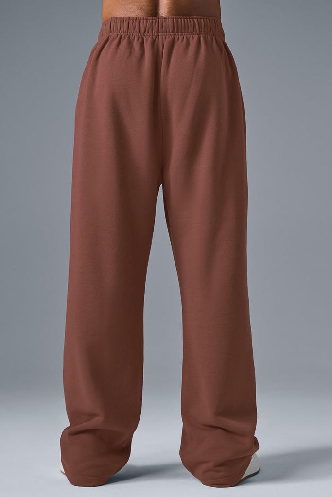 Alo Accolade Straight Leg Sweatpant - Chestnut