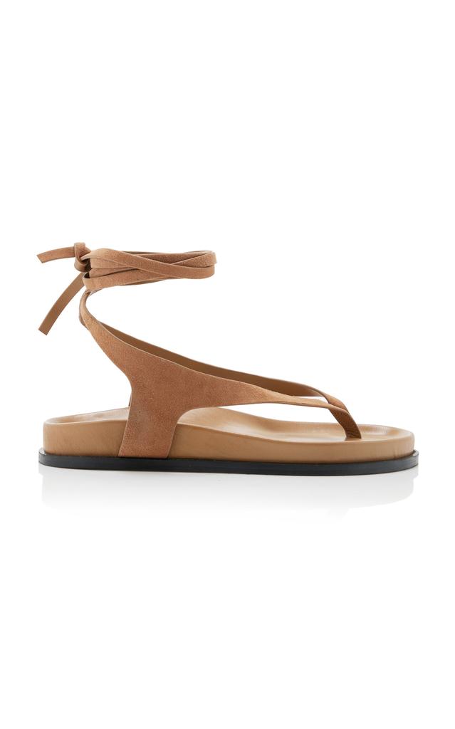 A.Emery A.Emery - Shel Suede Sandals - Brown - IT 39 - Moda Operandi
