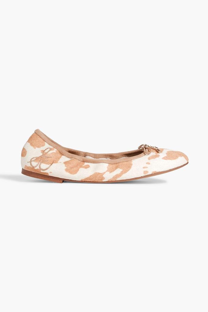 Sam Edelman Felicia printed calf hair ballet flats