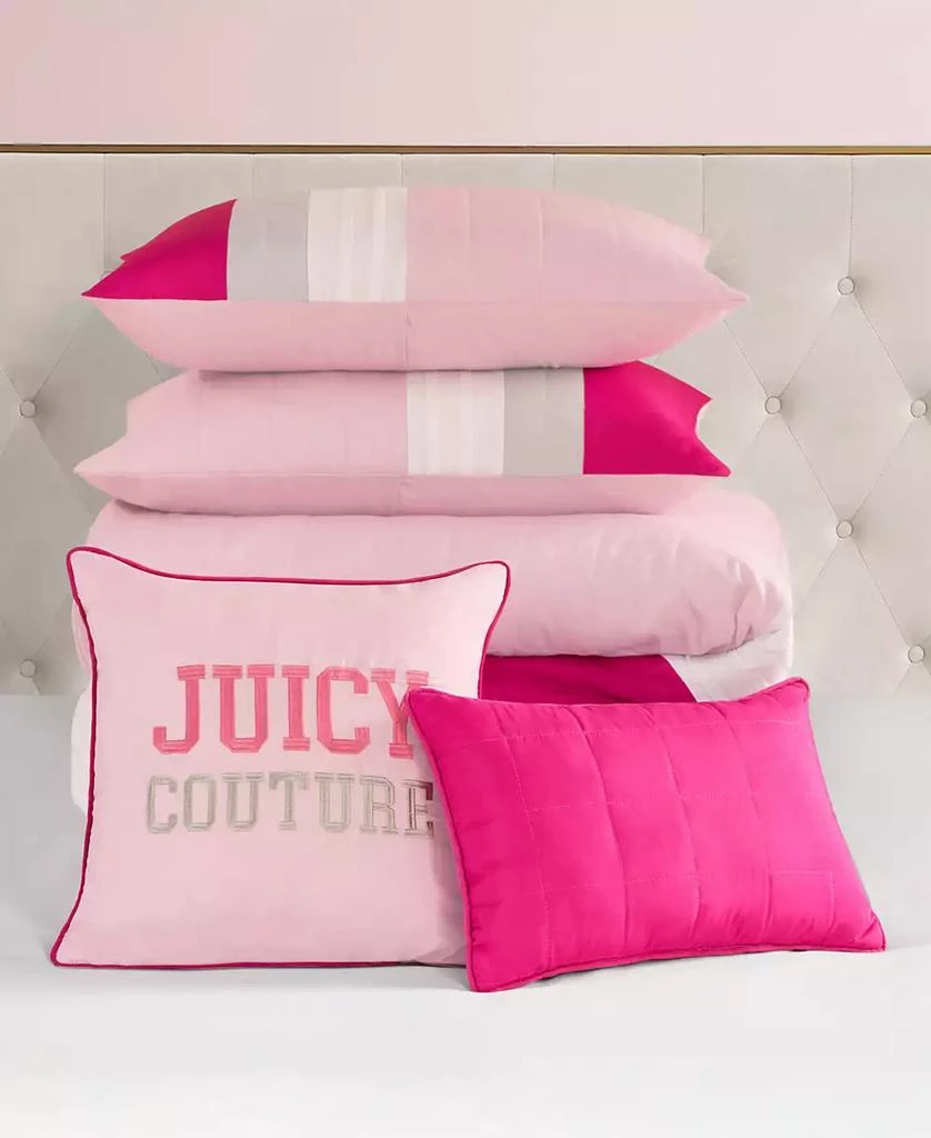 Juicy Couture Block Stripe 5-Pc. Comforter Set 4