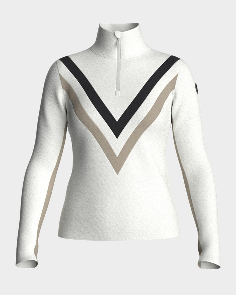 WE NORWEGIANS Voss Chevron Quarter-Zip Pullover