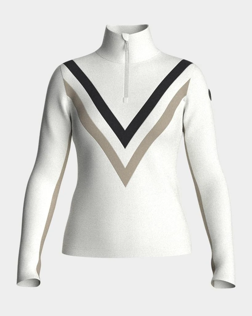 WE NORWEGIANS Voss Chevron Quarter-Zip Pullover 1