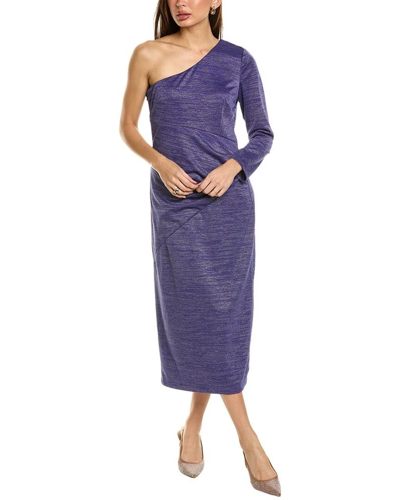 JS Collections Maddie One-Shoulder Midi Dress 1