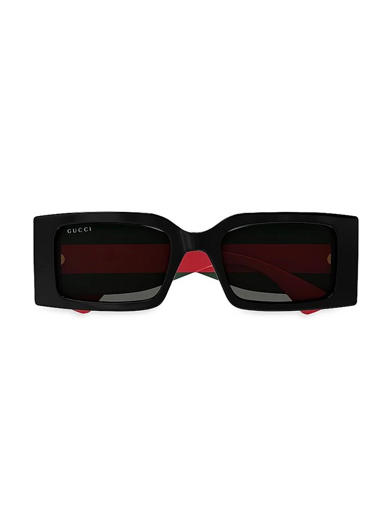 Gucci Pop Web GG1860S rectangular sunglasses NEW Gucci New Pop Web 52MM Rectangular Sunglasses | Saks Fifth  main image 4