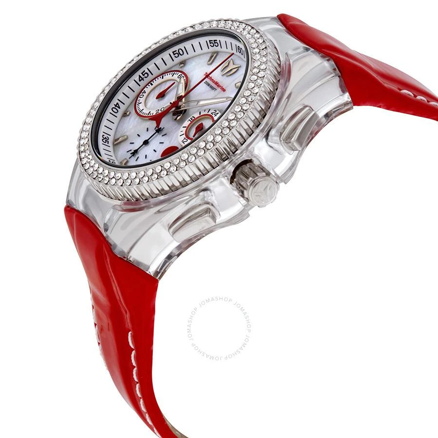 TechnoMarine Open Box - Technomarine Cruise Valentine Chronograph Crystal Mother of Pearl Dial Ladies Watch 117001 2