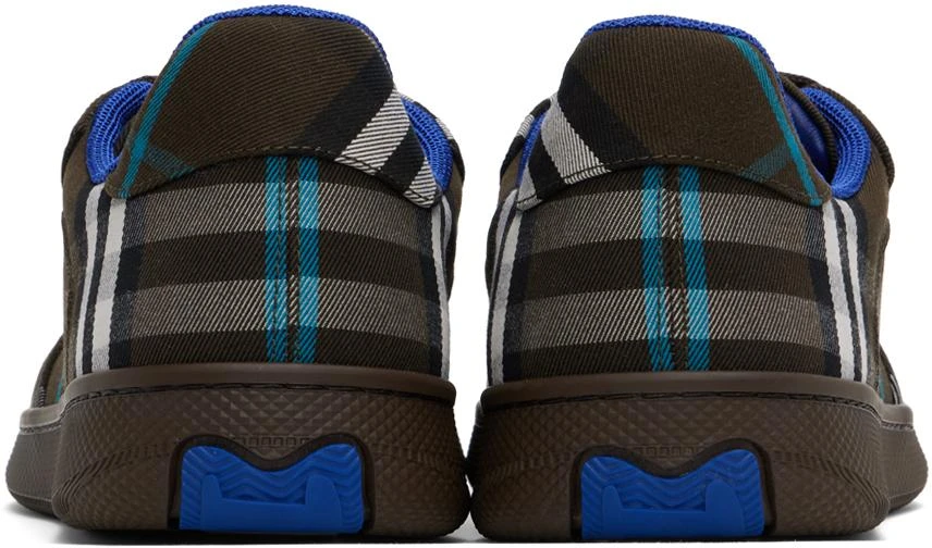 Burberry Brown Check Terrace Sneakers 2