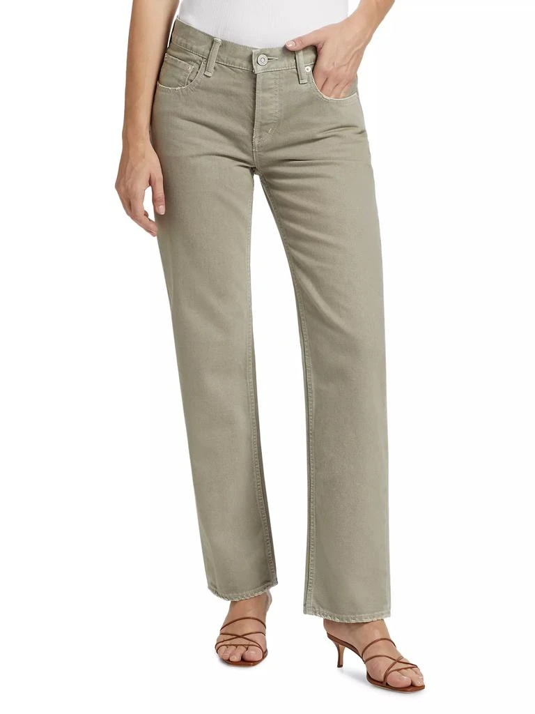 MOUSSY VINTAGE Bayonne Straight Low-Rise Jeans 3