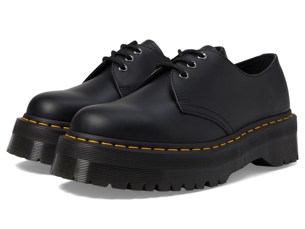 Dr. Martens 1461 Quad Smooth Leather Platform Shoes