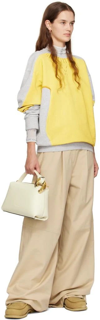 JW Anderson Beige Padded Boots 5