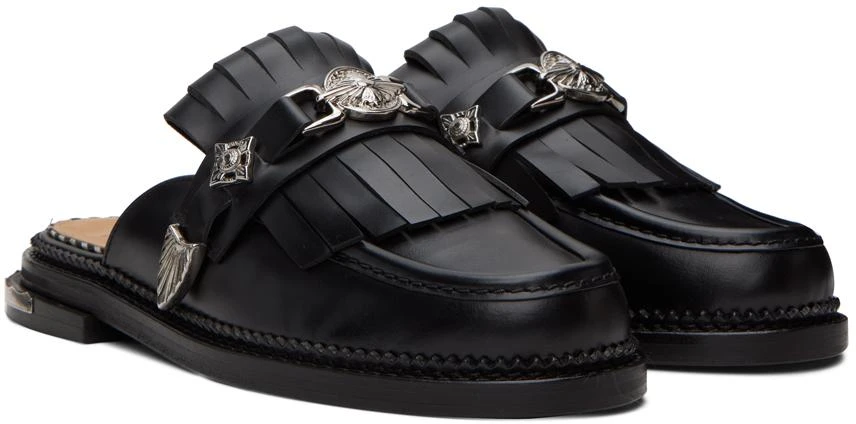 Toga Pulla Black Hard Loafers 4