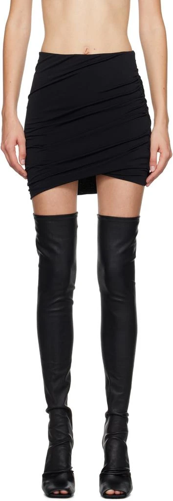 Rick Owens Black Porterville Jade Miniskirt 1