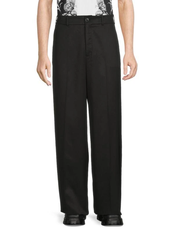 Valentino Solid Pants 1