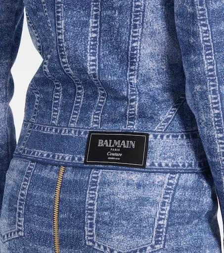 Balmain Trompe l
oeil jacquard cardigan 5