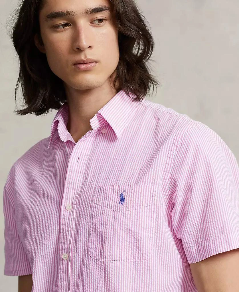 Ralph Lauren Men's RL Prepster Classic-Fit Striped Seersucker Shirt 3