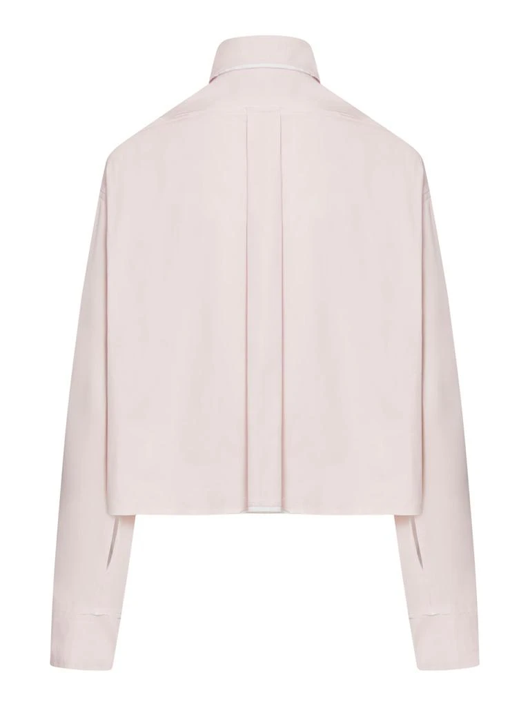 Miu Miu COTTON POPLIN CROP SHIRT 2