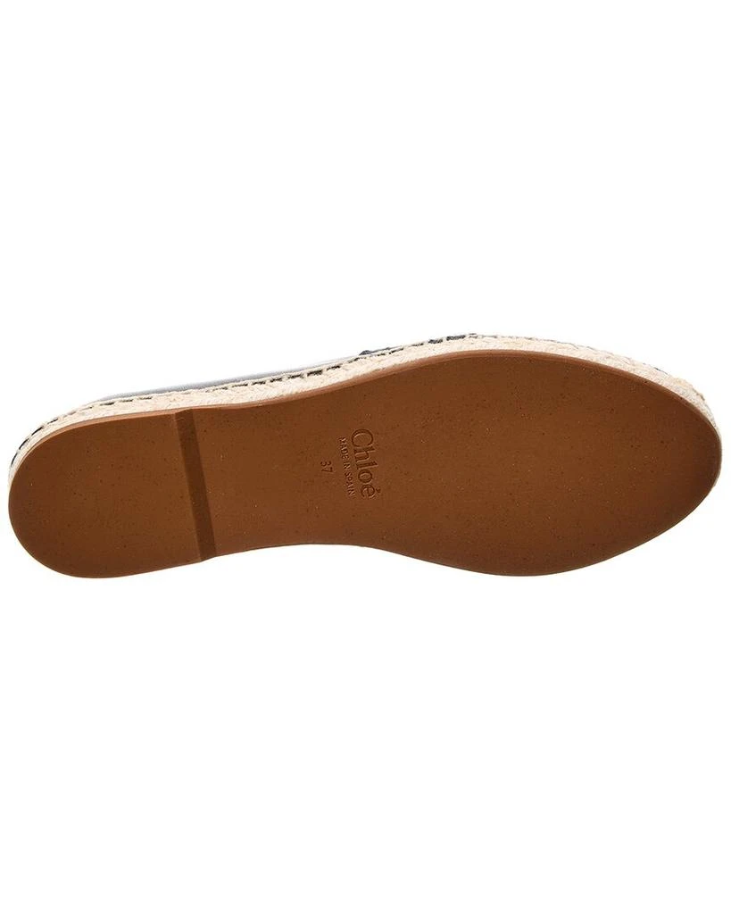 Chloé Piia Flat Leather Espadrille 4