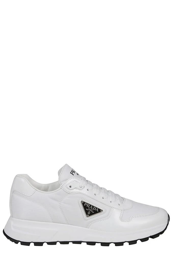 Prada Prada Triangle Logo Lace-Up Sneakers 1