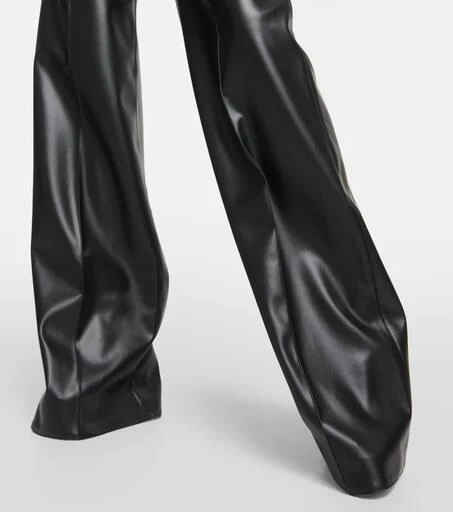 Alex Perry Strapless faux-leather jumpsuit 5