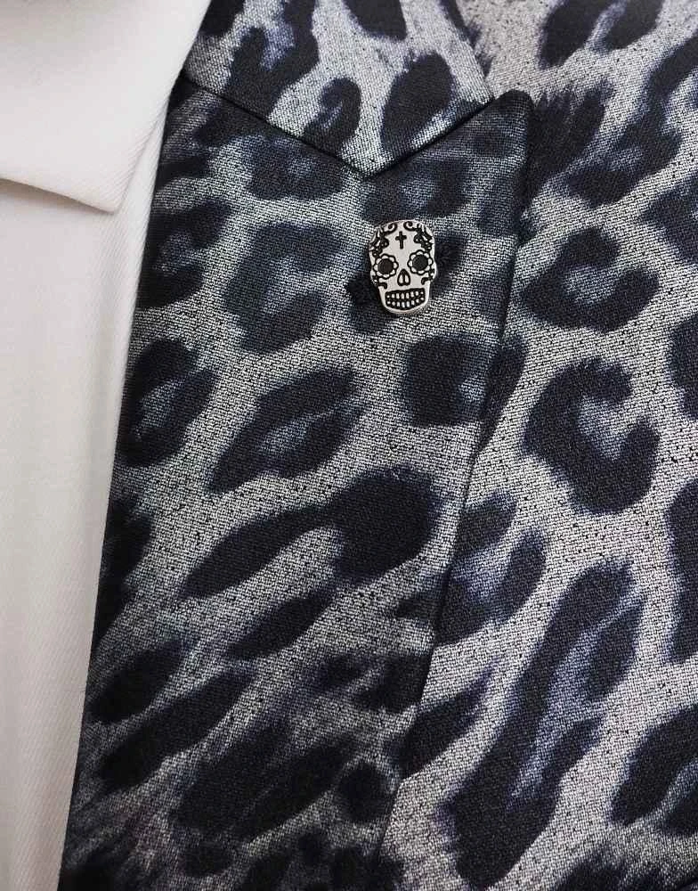 Twisted Tailor Twisted Tailor suit jacket in mono leopard co-ord 4