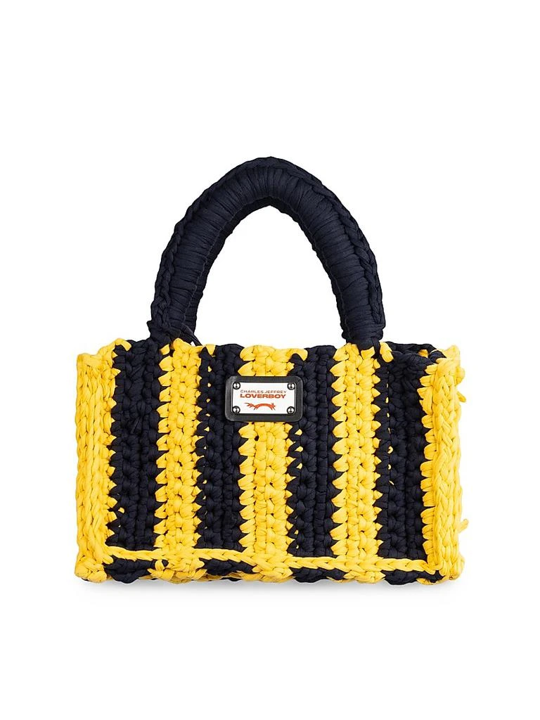 Charles Jeffrey Loverboy Bucket Bag With Banana Peel Keyring 2