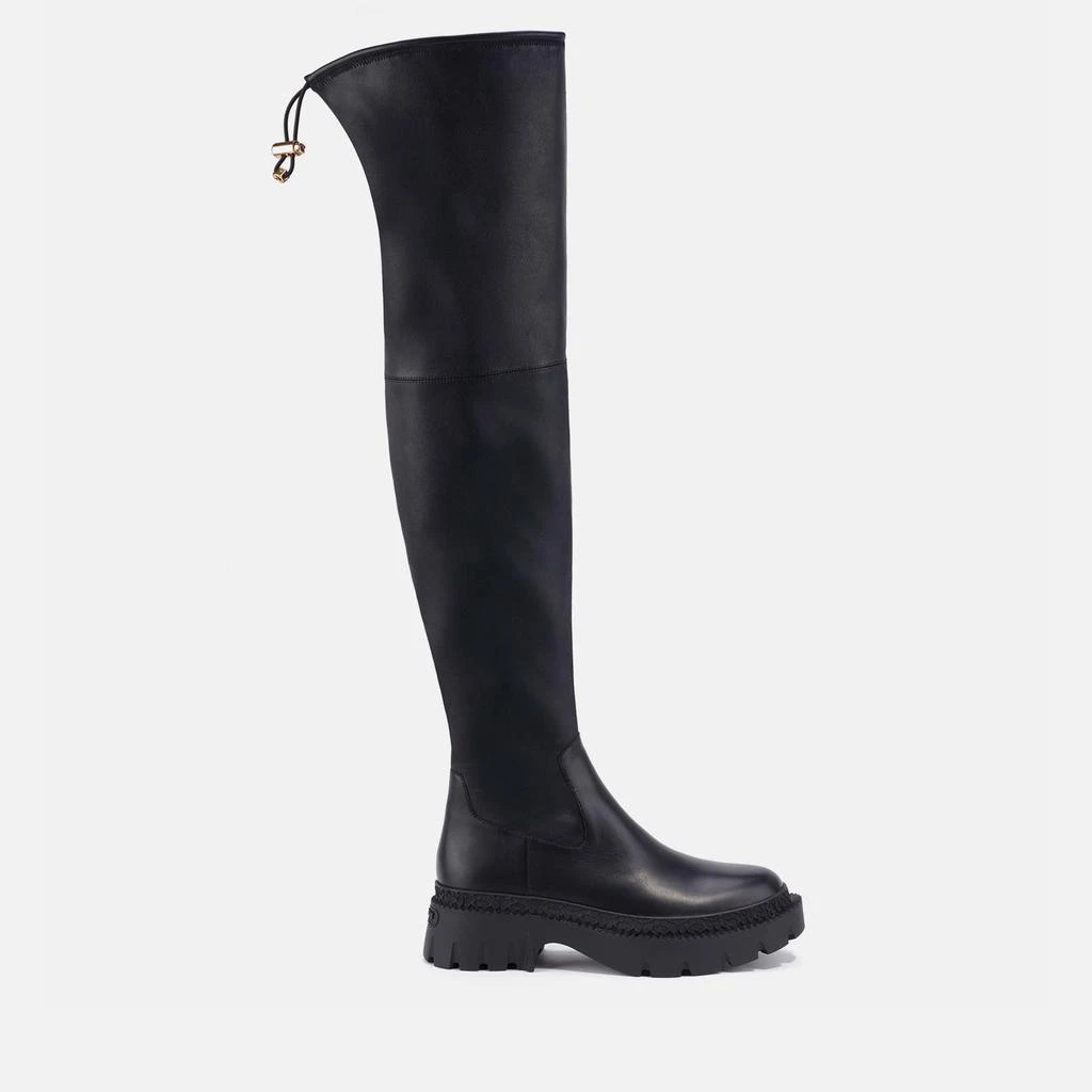 Coach Coach Jolie Leather Thigh-High Boots - BeyondStyle