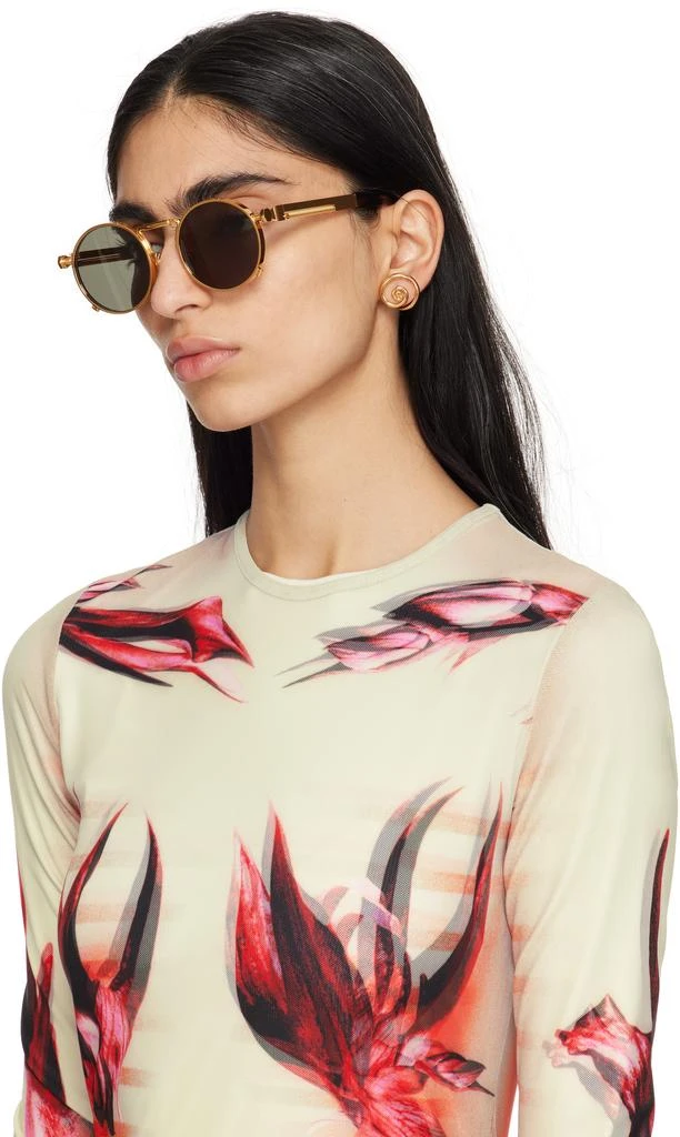 Jean Paul Gaultier Gold 'The 56-8171' Sunglasses 4