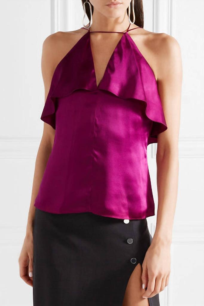 CUSHNIE Cushnie - Dahlia Silk Halter