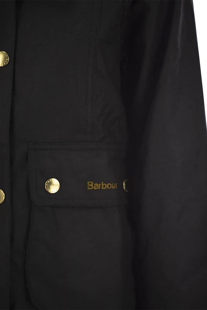 Barbour BEADNELL WAXED JACKET WITH CROP CUT 4