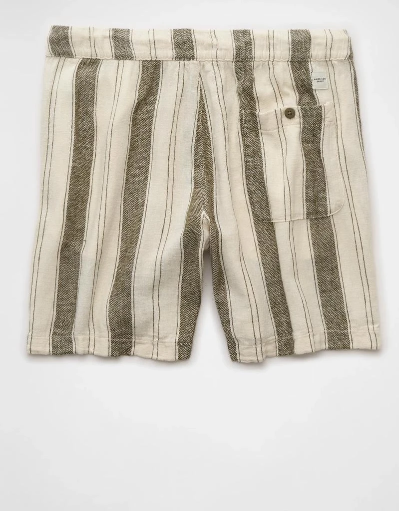 AE AE 7" Linen-Blend Striped Lived-In Trekker Short 4