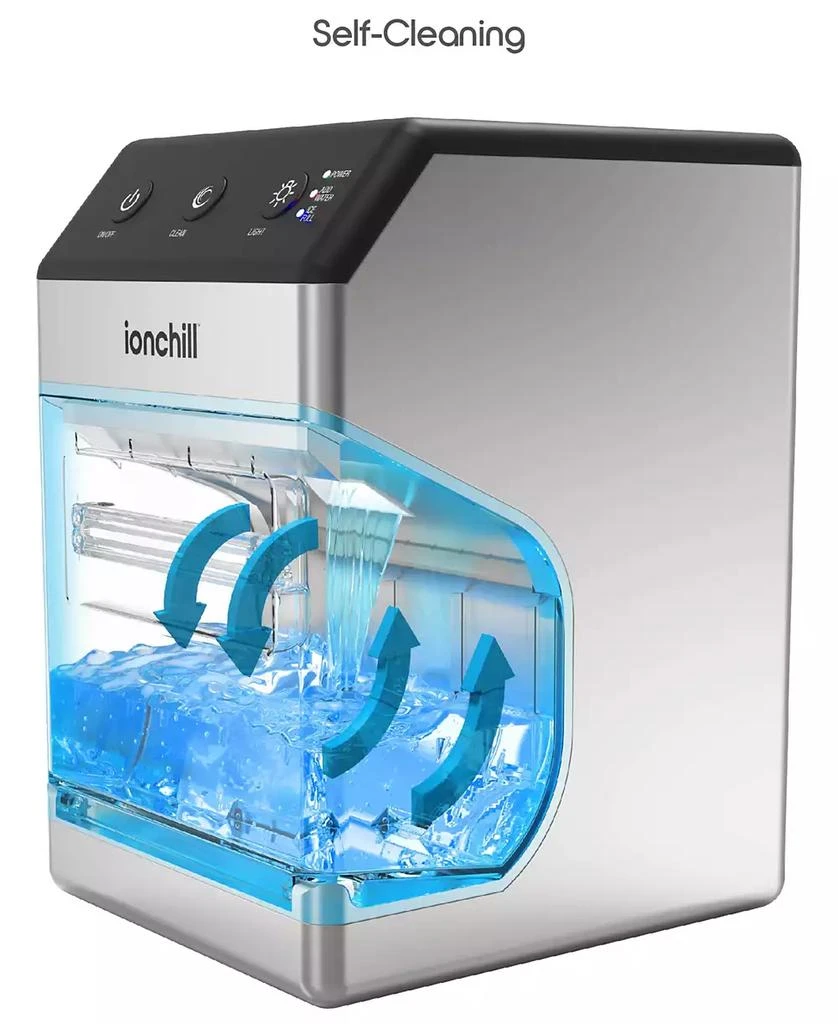 Tzumi ionchill QuickCube Nugget-Shaped Compact Countertop Ice Maker 4