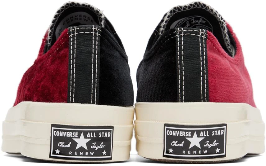 Converse Black & Red Chuck 70 OX Sneakers 2