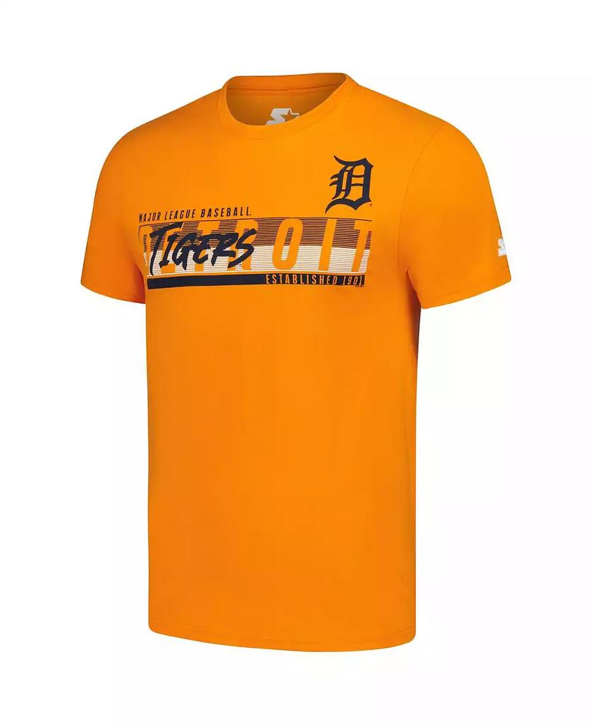 Starter Men's Orange Detroit Tigers Prime Time Team T-Shirt
