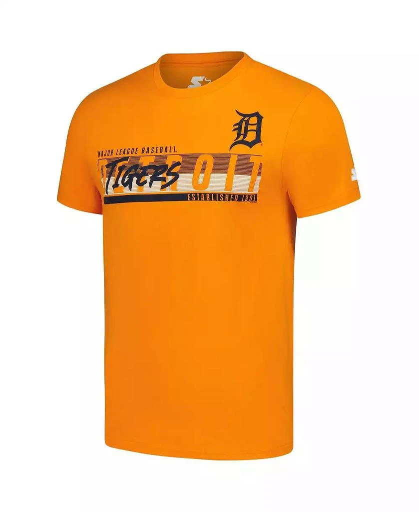 Starter Men's Orange Detroit Tigers Prime Time Team T-Shirt 2