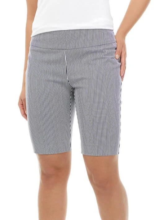Crown & Ivy™ Ivy Womens Ashley Pull On Bermuda Shorts 1
