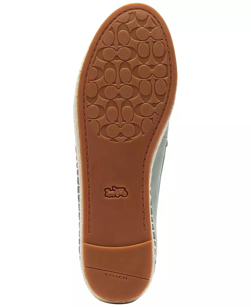 Coach Women's Camilla Logo Espadrille Flat Suede Loafers 5