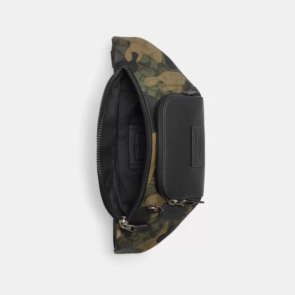 Coach Track Belt Bag In Signature Canvas With Camo Print 3