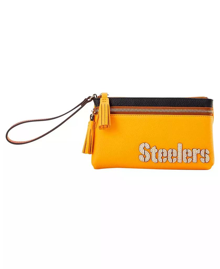 Dooney & Bourke Pittsburgh Steelers Infield Double-Zip Wristlet