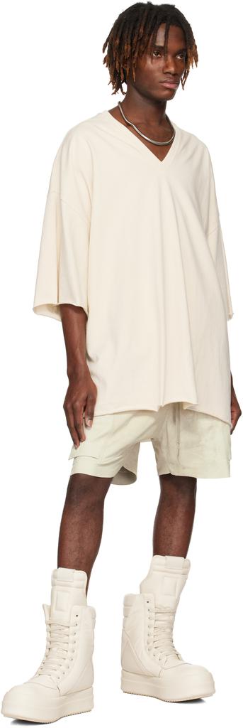 Rick Owens Off-White Hollywood Mega Geobasket Sneakers