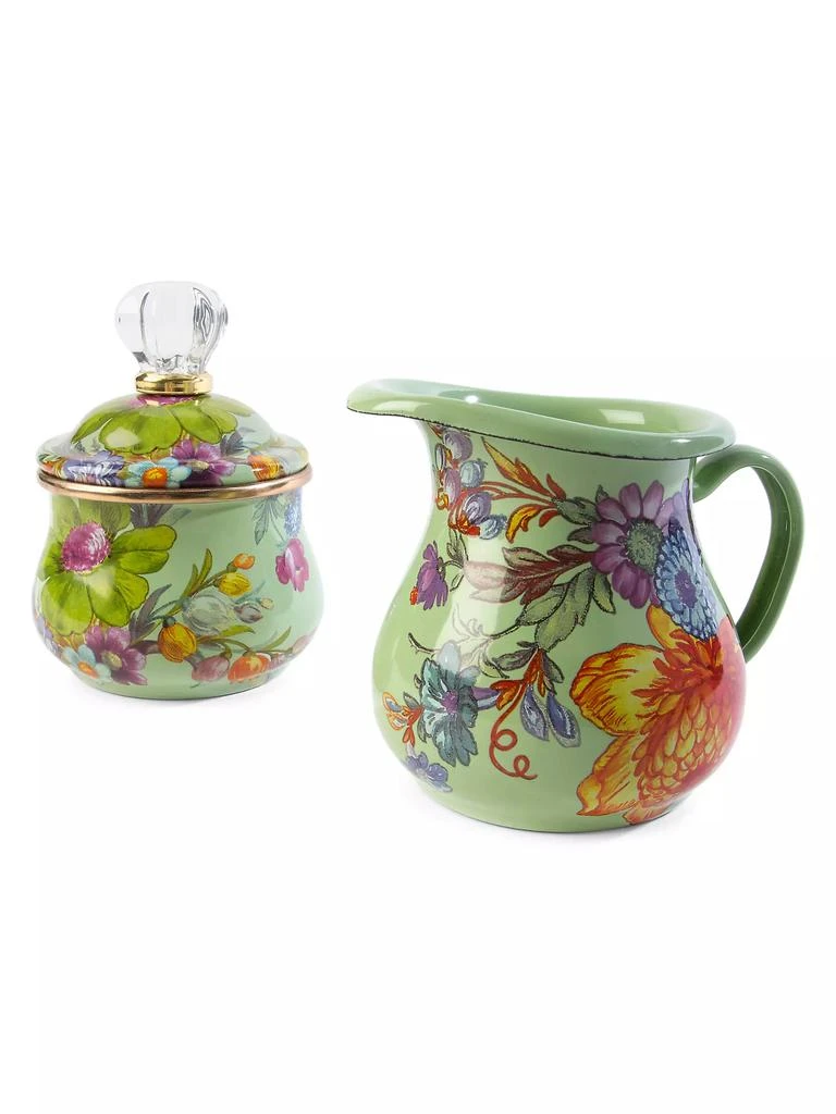 MacKenzie-Childs Flower Market Lidded Sugar Bowl 2