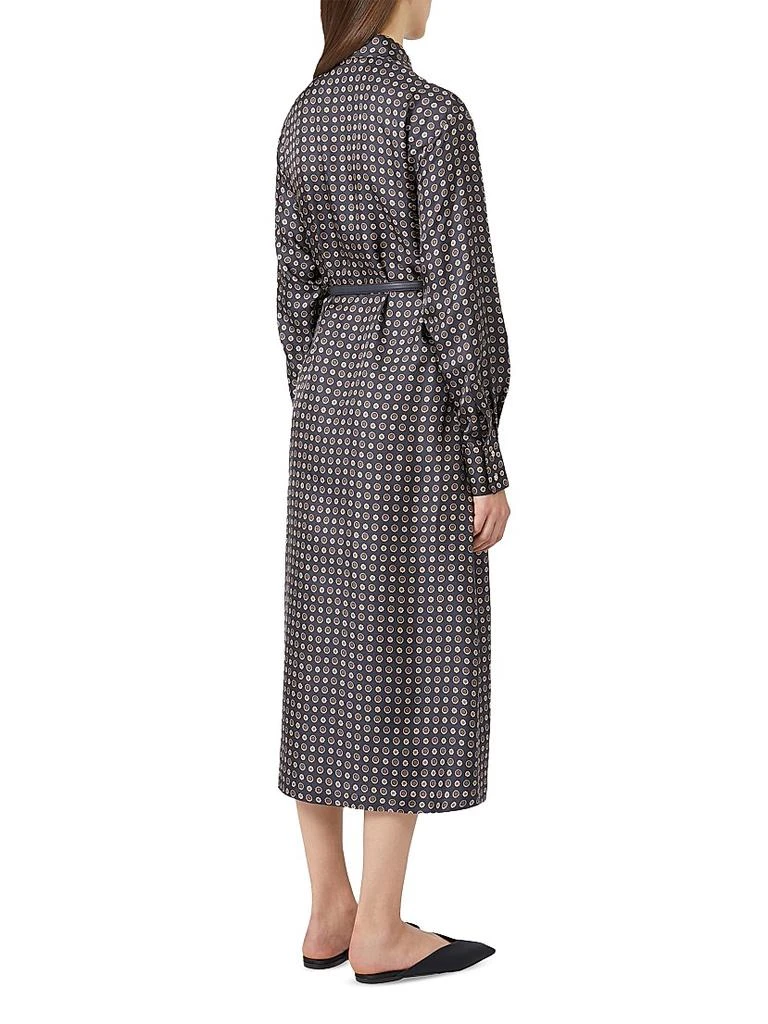Max Mara Printed Silk Shirt Dress 3