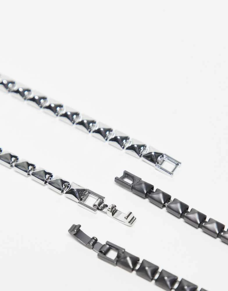 Reclaimed Vintage Reclaimed Vintage unisex beady bracelet 2 pack 3