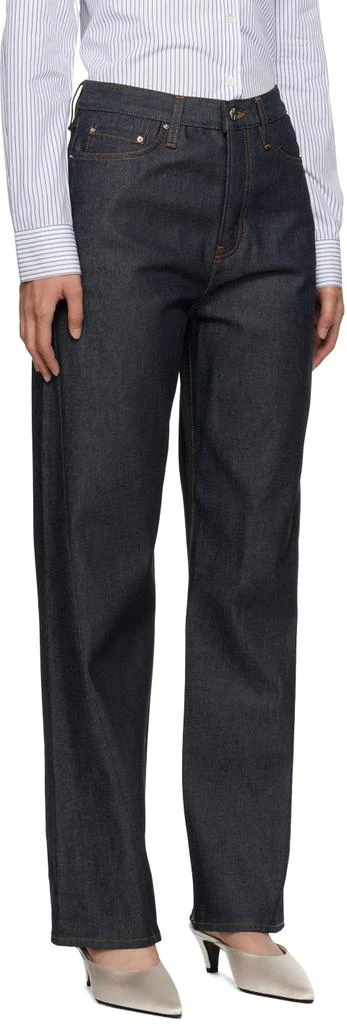 Totême Navy Twisted Seam Jeans 2