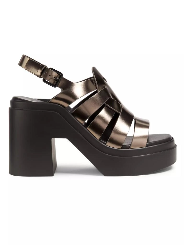 Clergerie Nindy Leather Platform Sandals 1